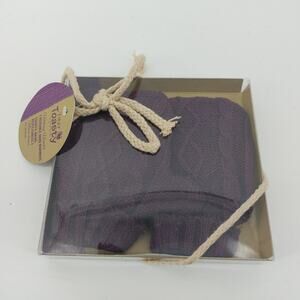 Tiny Toasty Reusable Hand Warmer Purple Knit Healing Hands